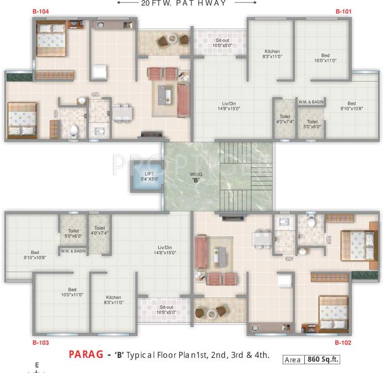 Images for Cluster Plan of Shree Moraya Park