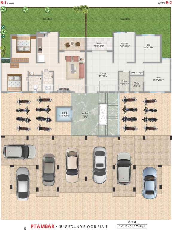 Images for Cluster Plan of Shree Moraya Park