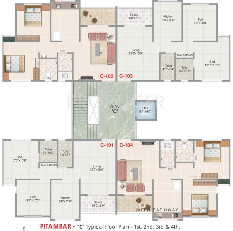 Images for Cluster Plan of Shree Moraya Park