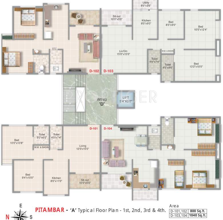 Images for Cluster Plan of Shree Moraya Park