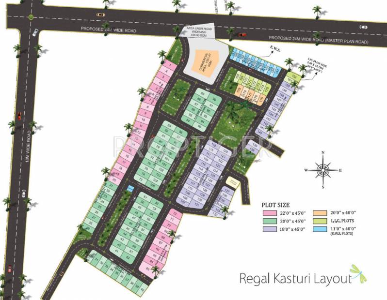  kasturi Images for Layout Plan of Regal Kasturi