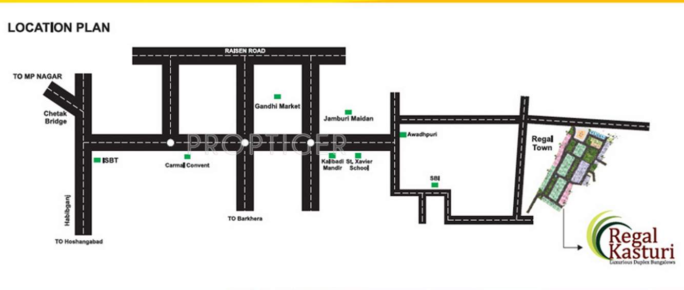 kasturi Images for Location Plan of Regal Kasturi