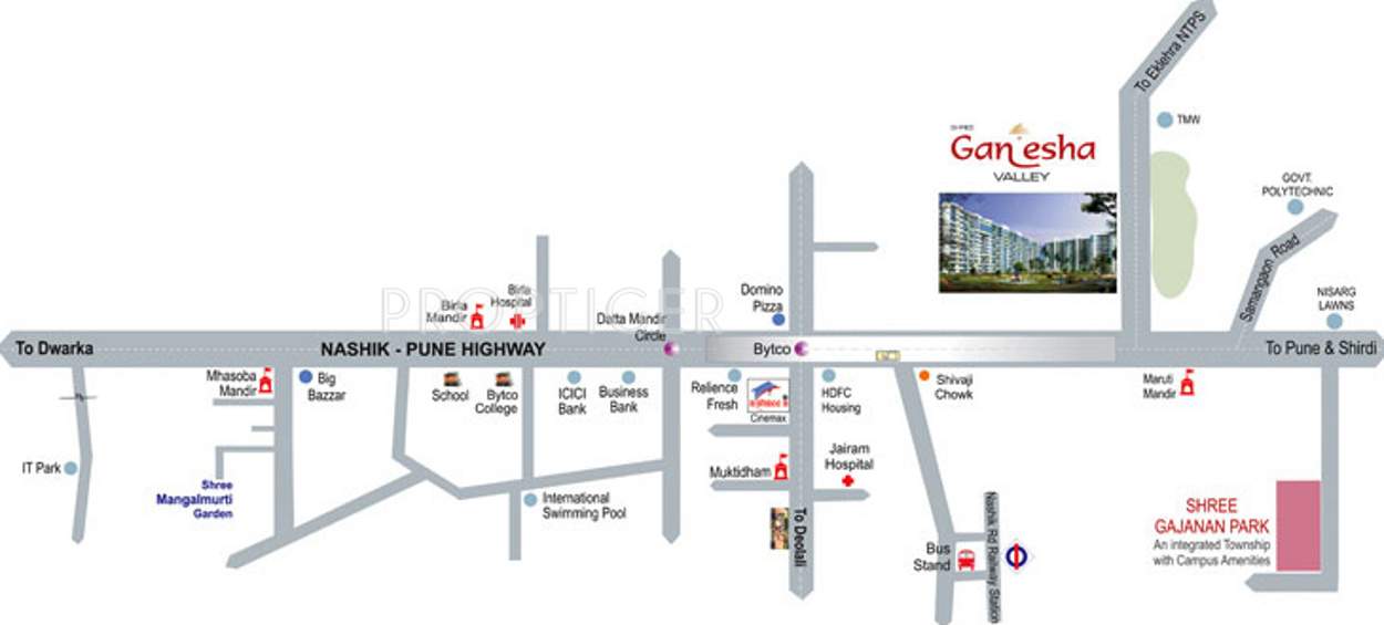 Images for Location Plan of Shree Buildcon Nashik Ganesha Valley