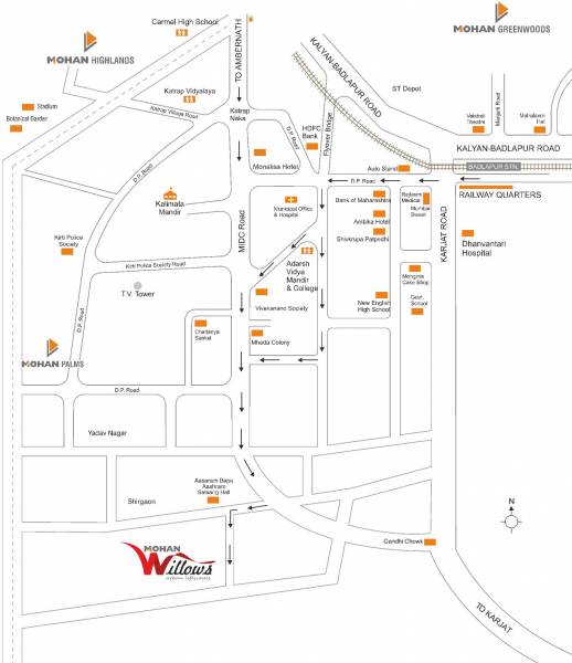  willows Images for Location Plan of Mohan Willows