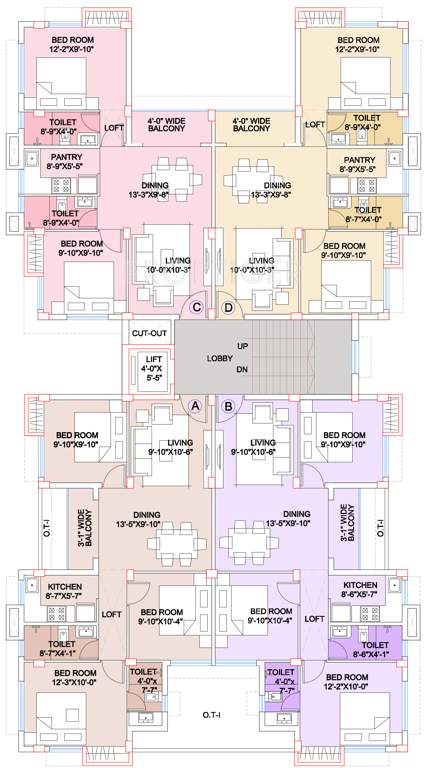 exotica villa Images for Cluster Plan of Adya Exotica Villa