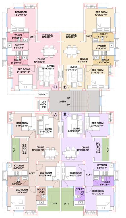 exotica villa Images for Cluster Plan of Adya Exotica Villa