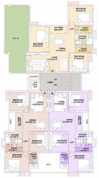  exotica-villa Images for Cluster Plan of Adya Exotica Villa