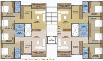 Royale Cluster Plan from 1st to 3rd Floor shree-ganesh-constructions royale Royale Cluster Plan from 1st to 3rd Floor