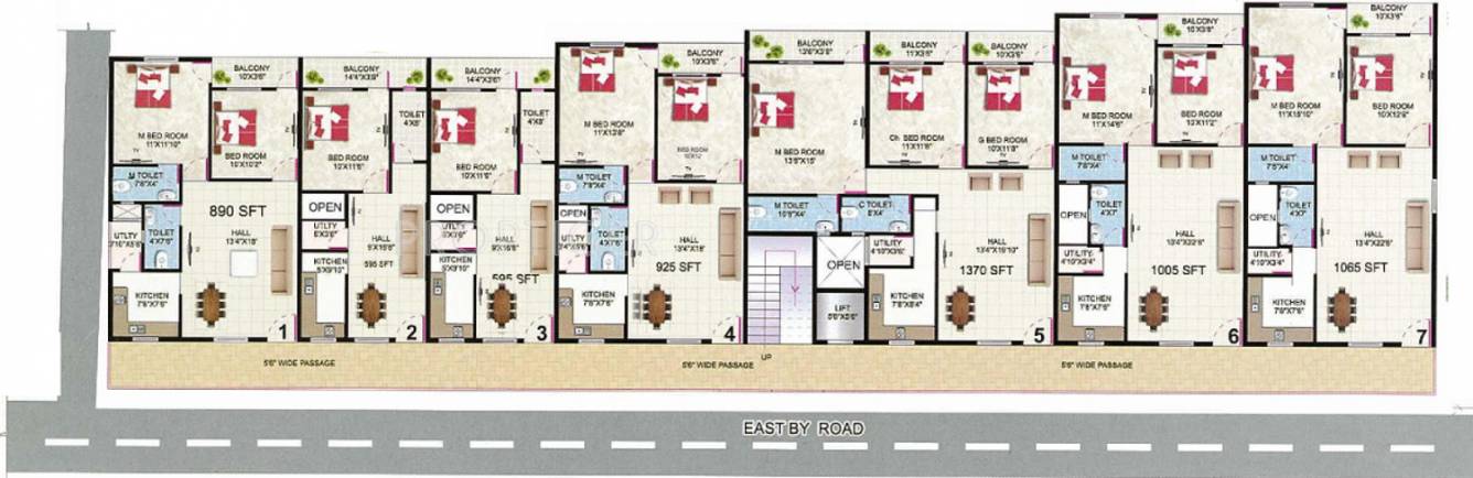  icon Images for Cluster Plan of Vasavi Icon