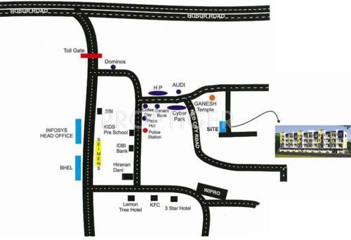 icon Images for Location Plan of Vasavi Icon