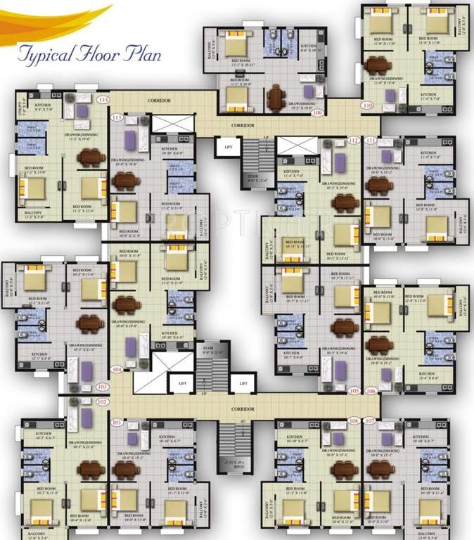 Images for Cluster Plan of Roshan Elegant