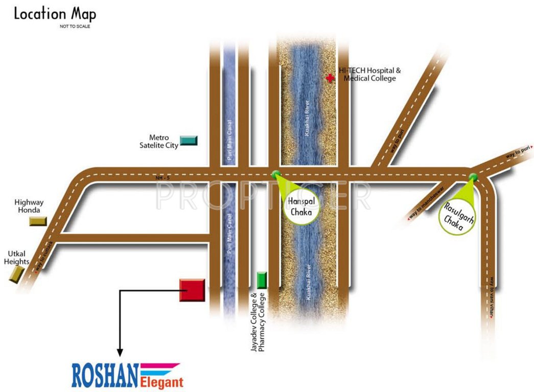 Images for Location Plan of Roshan Elegant