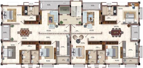 Images for Cluster Plan of Chaitanya Bougainvillea