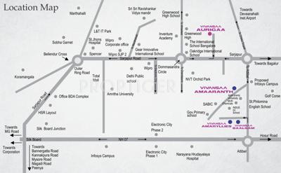  aurigaa Images for Location Plan of Vivansaa Aurigaa