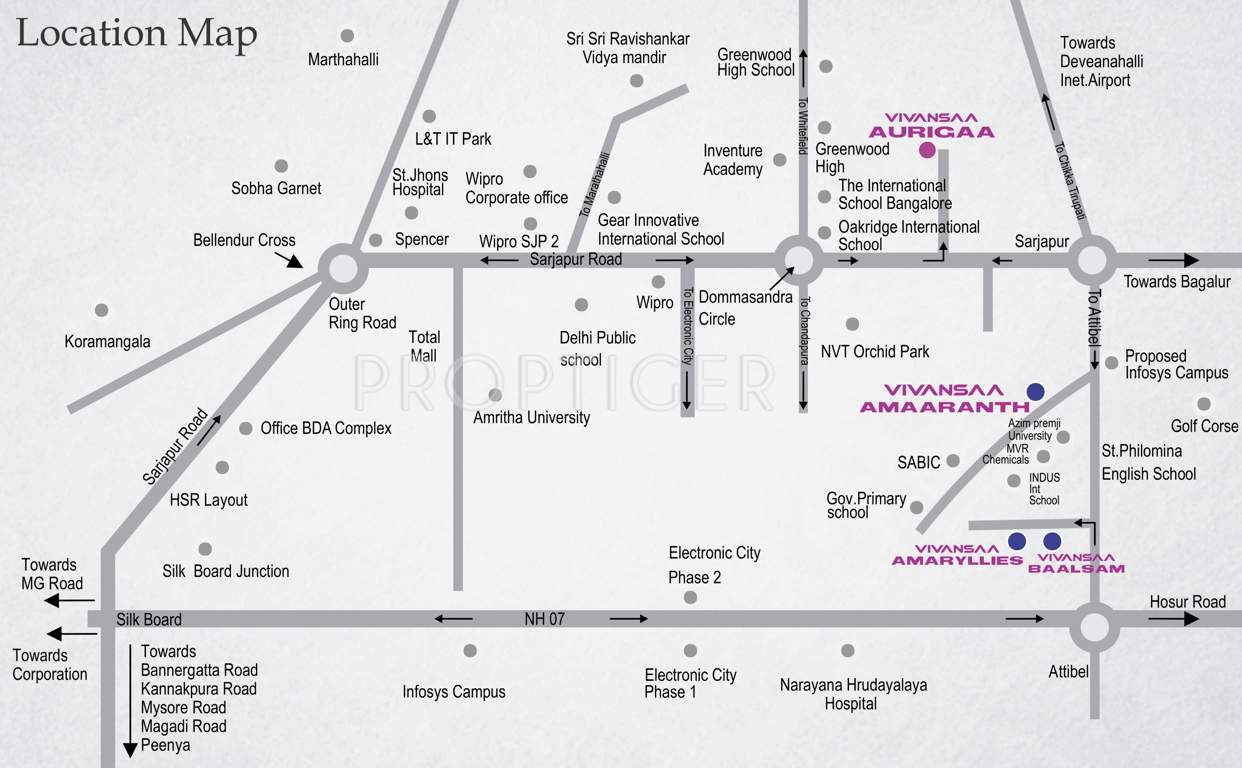 aurigaa Images for Location Plan of Vivansaa Aurigaa