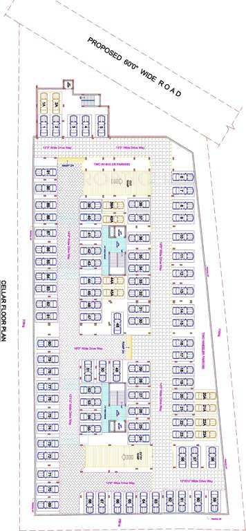  viraj heights Images for Cluster Plan of Buddha Viraj Heights