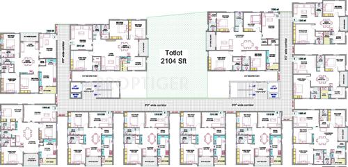  viraj-heights Images for Cluster Plan of Buddha Viraj Heights