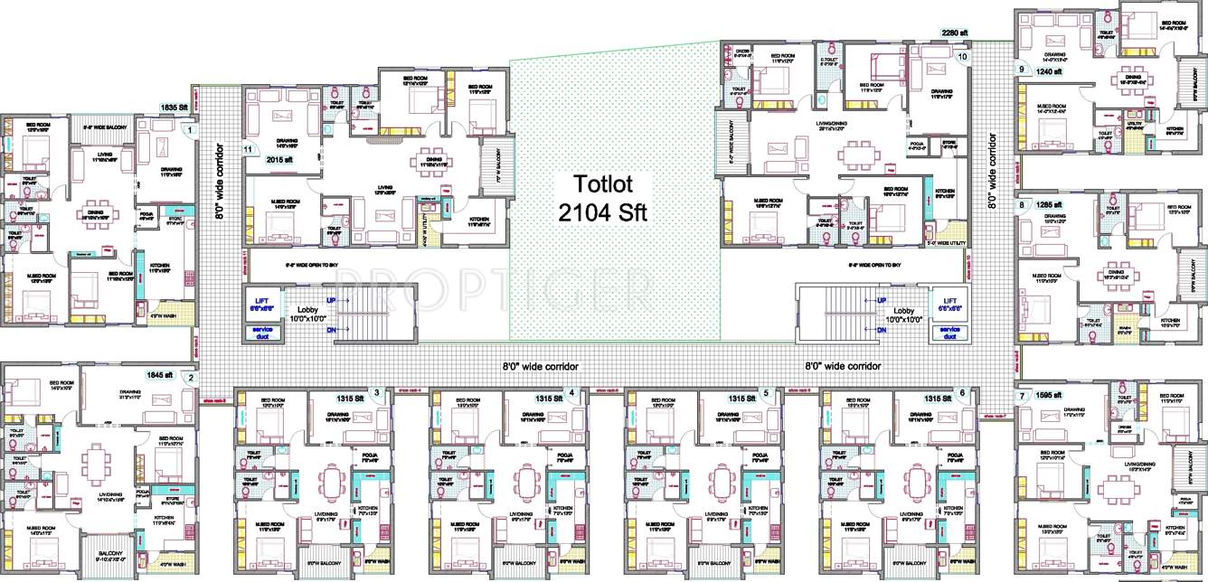  viraj heights Images for Cluster Plan of Buddha Viraj Heights