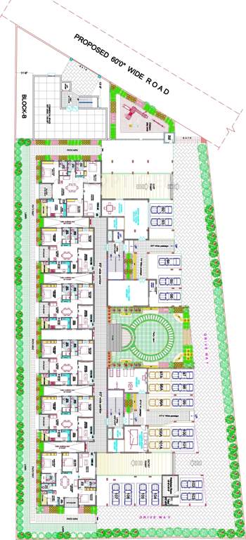  viraj heights Images for Cluster Plan of Buddha Viraj Heights