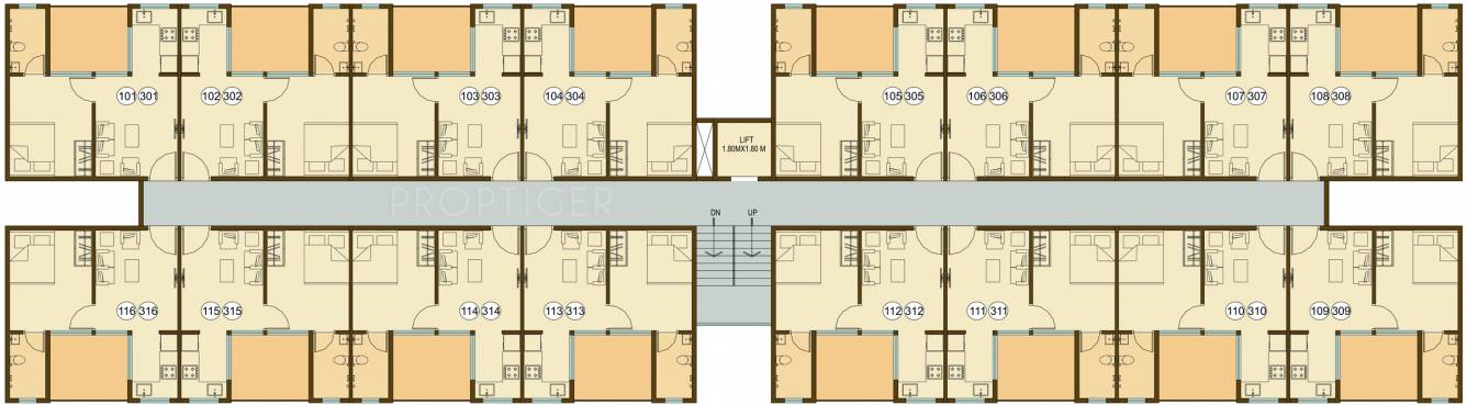  aashiyana city Tower J5 Cluster Plan