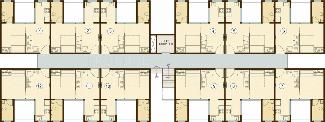  aashiyana city Tower J5 Cluster Plan
