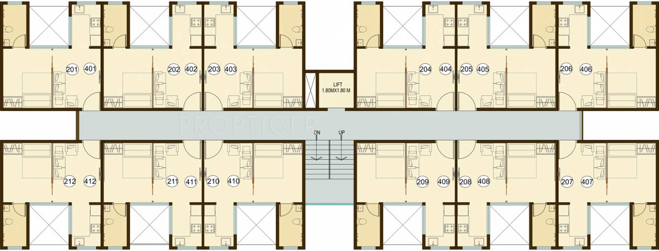  aashiyana city Tower J5 Cluster Plan
