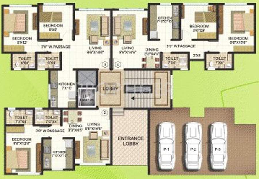  park Images for Cluster Plan of Anchor Park