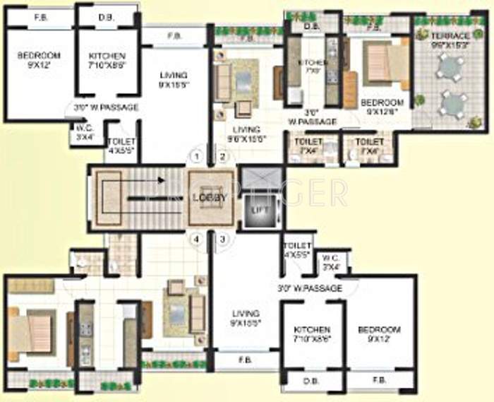  park Images for Cluster Plan of Anchor Park