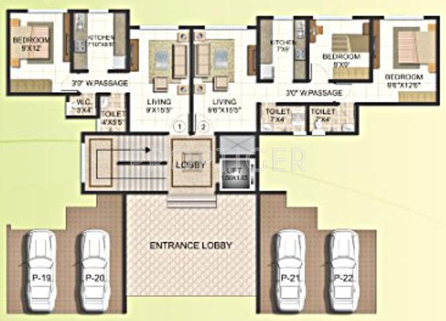  park Images for Cluster Plan of Anchor Park