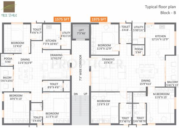 Images for Cluster Plan of Swasudha Tree Storie
