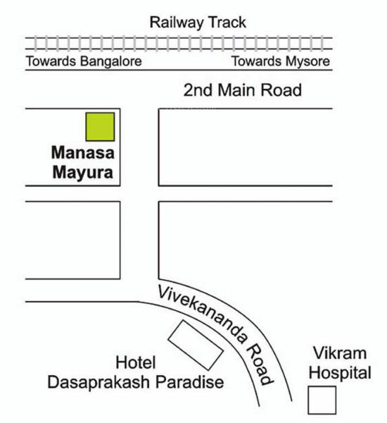 Images for Location Plan of Manasa Mayura Images for Location Plan of Manasa Mayura