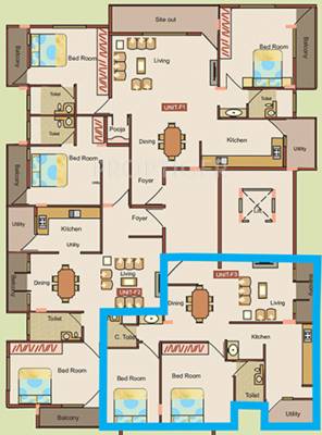 Images for Cluster Plan of Manasa Palm Spring