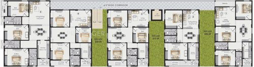 Images for Cluster Plan of Vaishno Elite