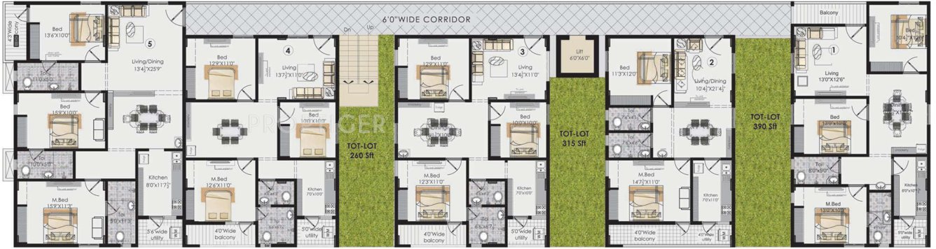 Images for Cluster Plan of Vaishno Elite