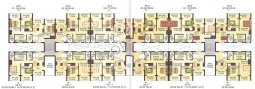 Images for Cluster Plan of Kharangate Rosebowl Park Apartment