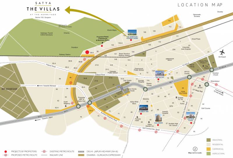 Images for Location Plan of Satya The Villas