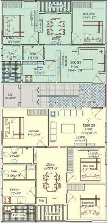 Images for Cluster Plan of Vaishno Vihar