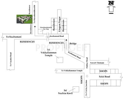  raagam Images for Location Plan of Rohini Raagam