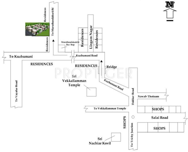 raagam Images for Location Plan of Rohini Raagam