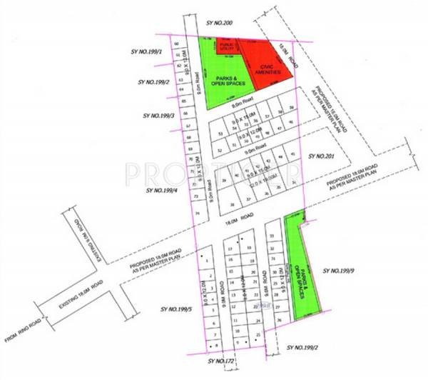 Layout Plan ashritha-house-building enclave Layout Plan