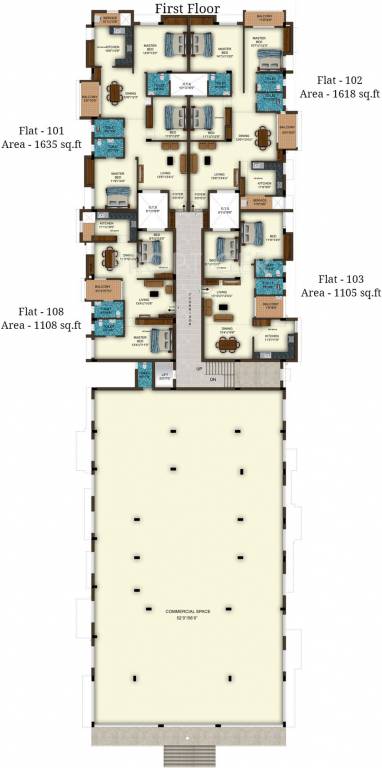 Images for Cluster Plan of Rohini Landmark