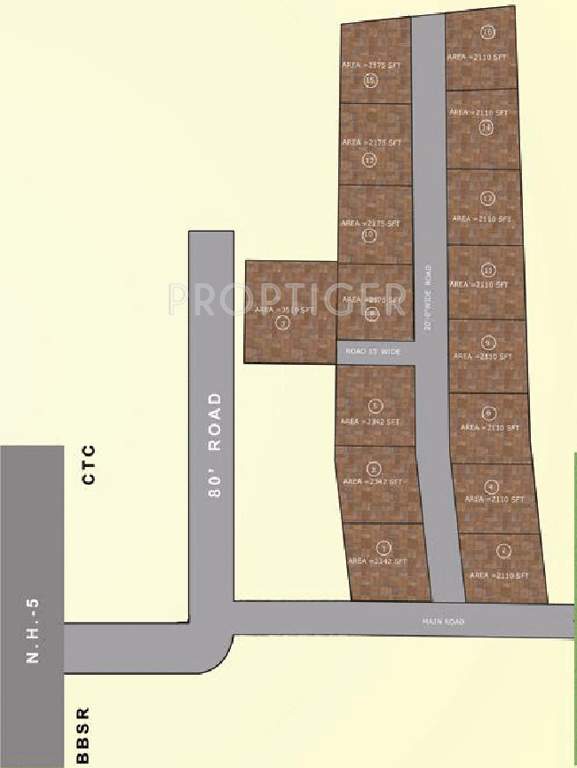 homes Images for Layout Plan of Gajanan Homes