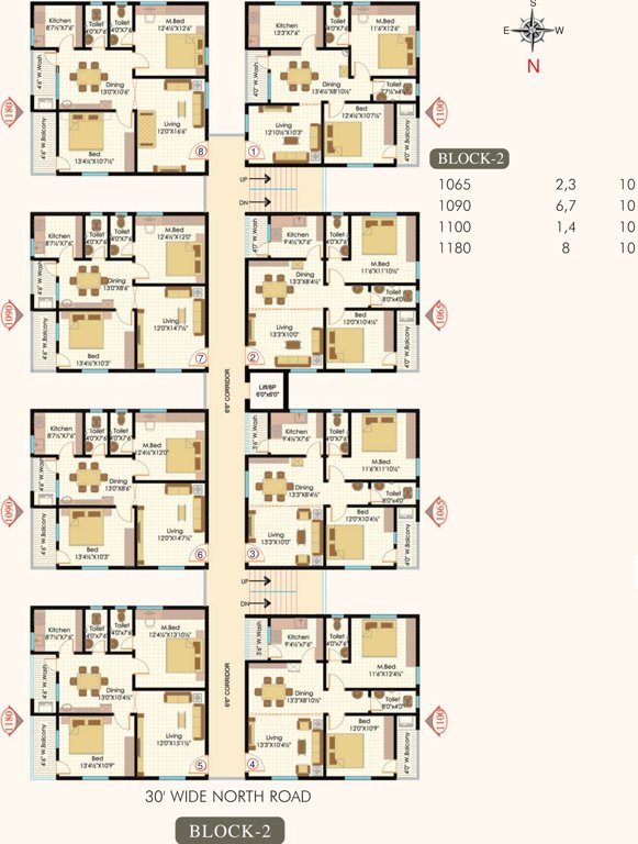 Images for Cluster Plan of Sukhibhava Brindavanam Apartments