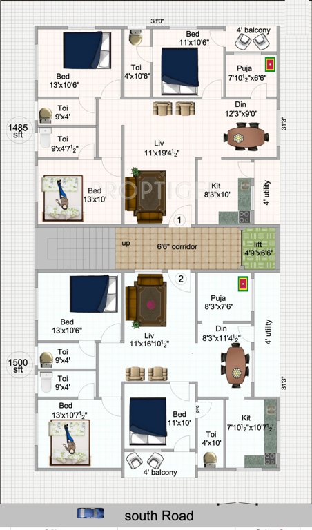 Images for Cluster Plan of KR Devatha Geethanjali