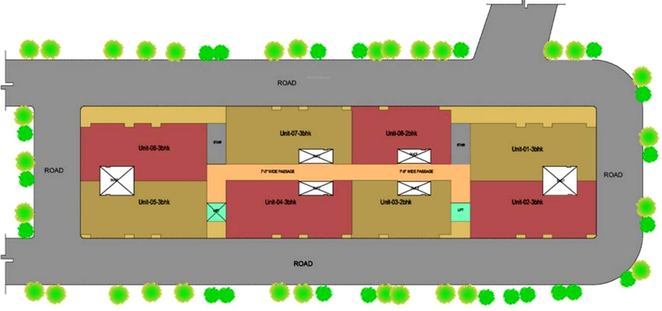Images for Layout Plan of Jeet Home Avyakta Tower