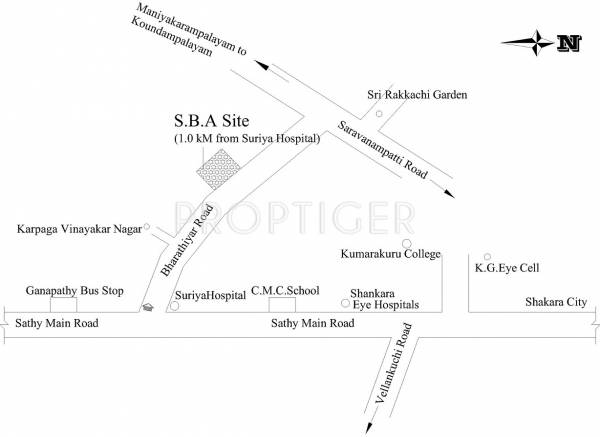 Images for Location Plan of SBA Associates Gayathri