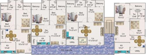 Images for Cluster Plan of KR Geethanjali Mini