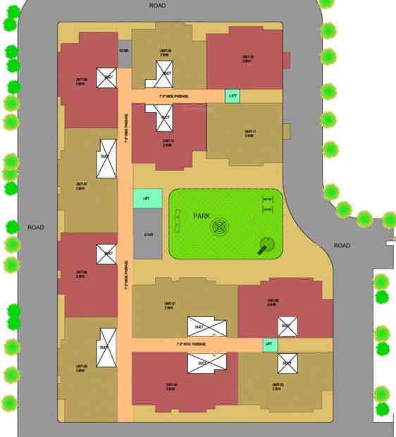 Images for Layout Plan of Jeet Home Triveni Tower