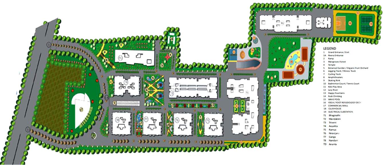  triveni tower Master Plan