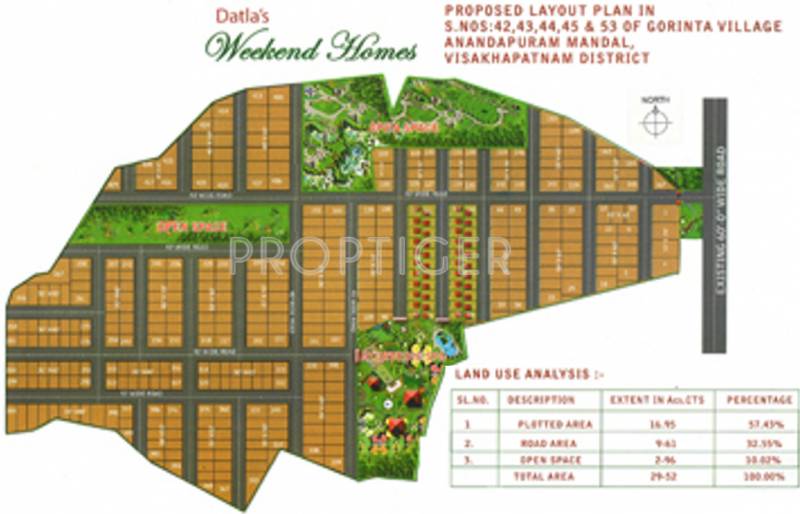 Images for Layout Plan of Datla Weekend Homes
